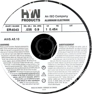 WeldingCity  5-pk Aluminum MIG Welding Wire ER4043 .035'' 1-Lb Roll | US Seller