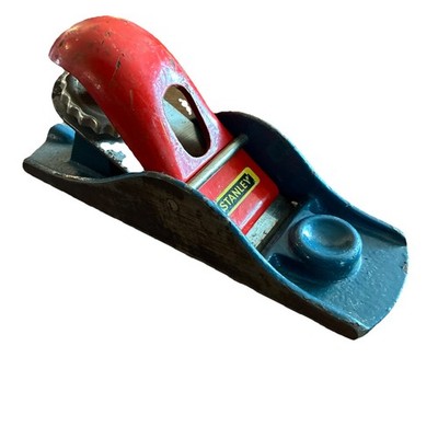 Vintage Stanley G12-247 Block Plane Made in England Sheffield Red Cap