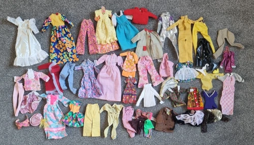 Vintage Sindy Daisy Action Girl Pippa Disco Barbie Doll Clothes Bundle + Barbies