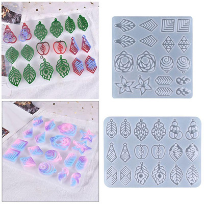 Resin Ohrring Formen, Ohrring Herstellung Kit Epoxidharz Gießform Gießform Resin