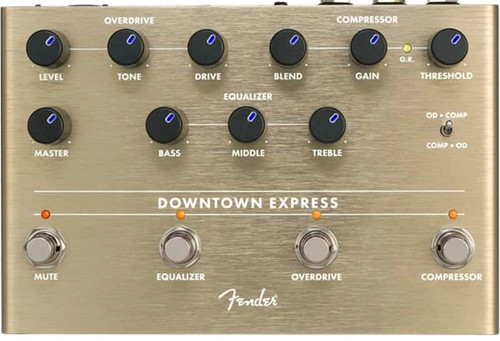 Fender Downtown Express Bass Analog Multi-Effects Preamp Overdrive Compressor EQ