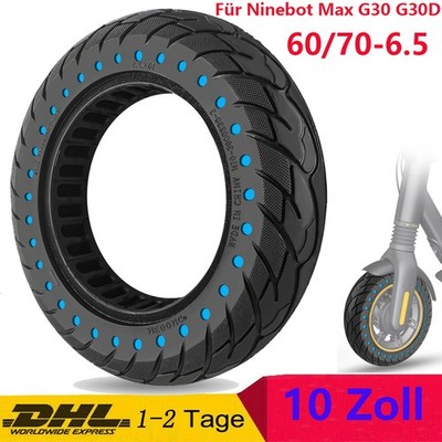 Vollgummi Reifen 10x2.5 60/70-6.5 Für Ninebot Max G30 G30D Elektroroller Scooter
