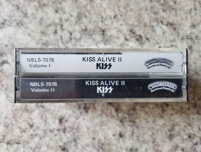 KISS Alive II Volume I & II Cassette Tape Casablanca Paul Gene Ace Peter