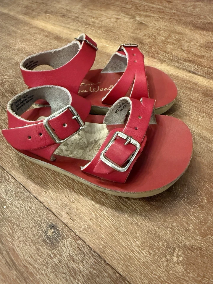 Sandalia de agua salada de Hoy Shoes Sun-San - Surfer Rojo Bebé Niño Pequeño Talla 3 Foto 4 de 4