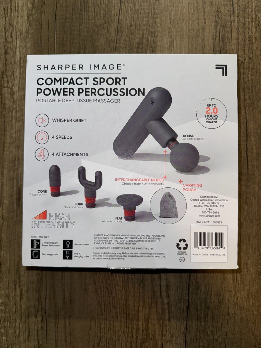 Percussion Massager Massage Pad Costco Sharper Image PP01