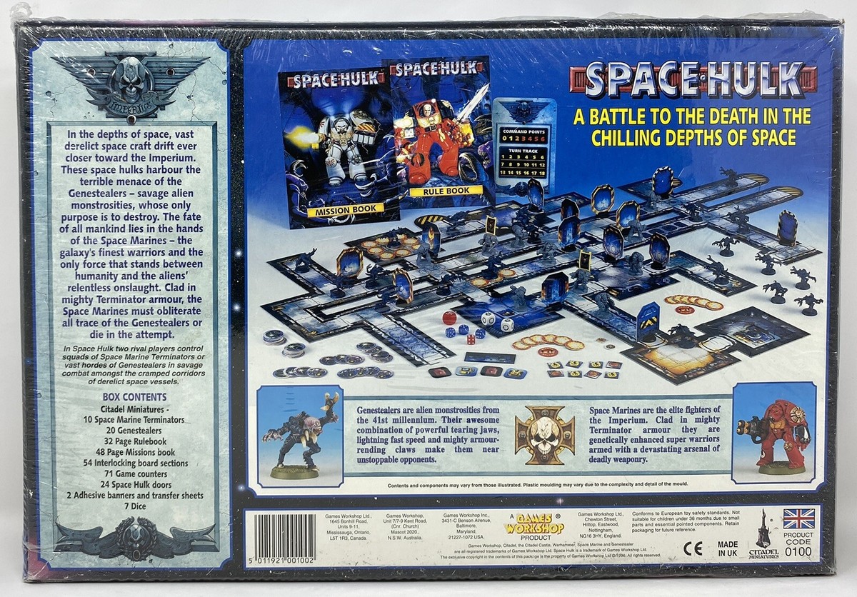 GW - Warhammer 40K - SPACE HULK 2nd Ed. Board Game *NIB, OOP 