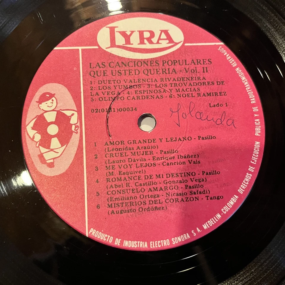[LATIN]~EXC LP~VARIOUS~Las CANCIONES POPULARES QUE USTED QUERIA~VOL. II~[1968~CO - Image 4 of 4
