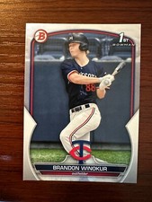 2023 Bowman Draft Brandon Winokur #BD-69 1st Twins