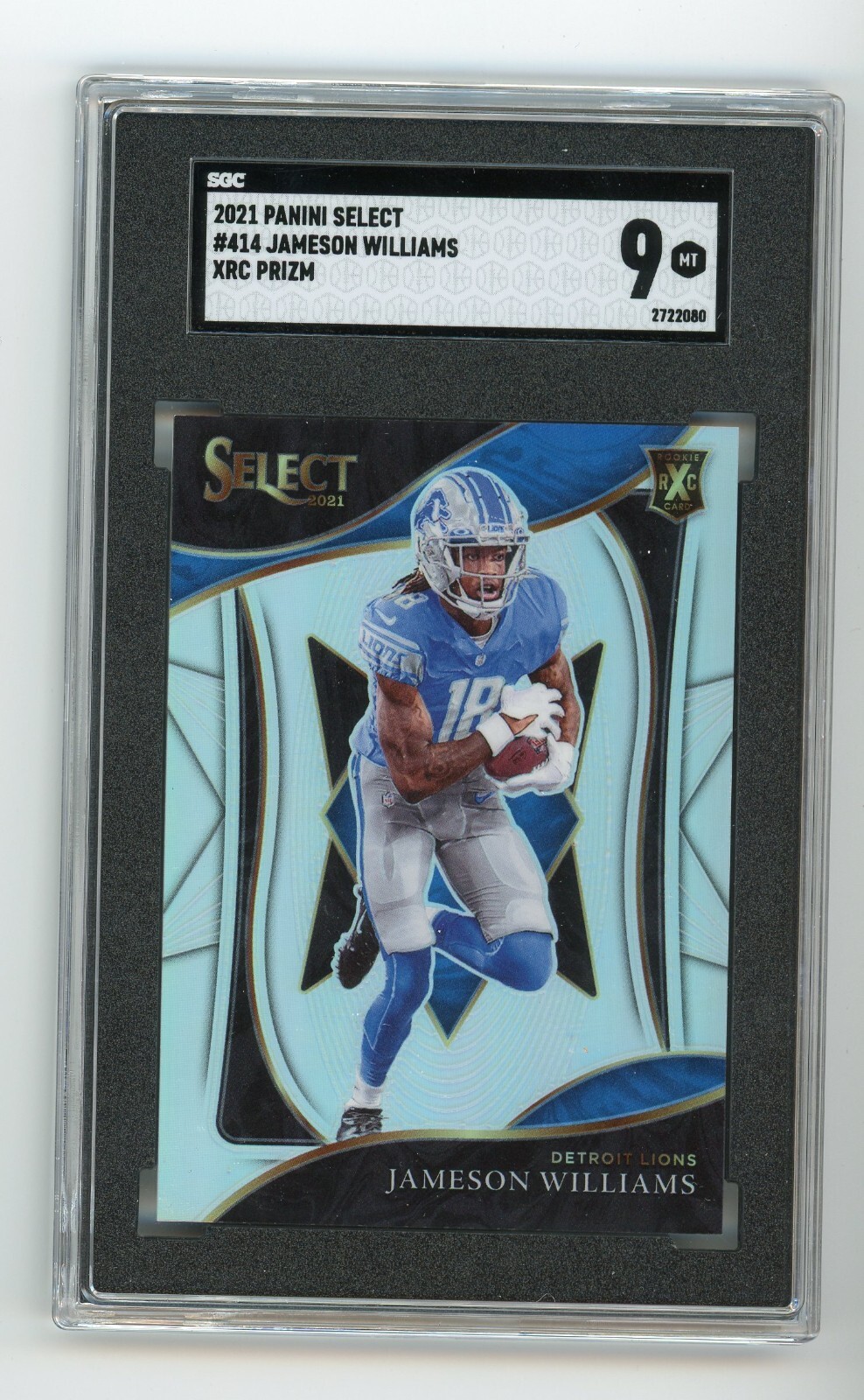 SGC 9 - 2021 Panini Select Football JAMESON WILLIAMS XRC Rookie Prizm #414