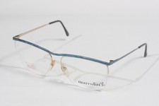 80's Vintage Marcolin Fantasy Turquoise/ Gold 60-15-140 Eyeglasses A10