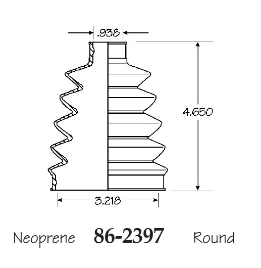 Bota de eje CV interior y exterior para Chevrolet Colorado 4x4 2004-2012 Foto 2 de 2