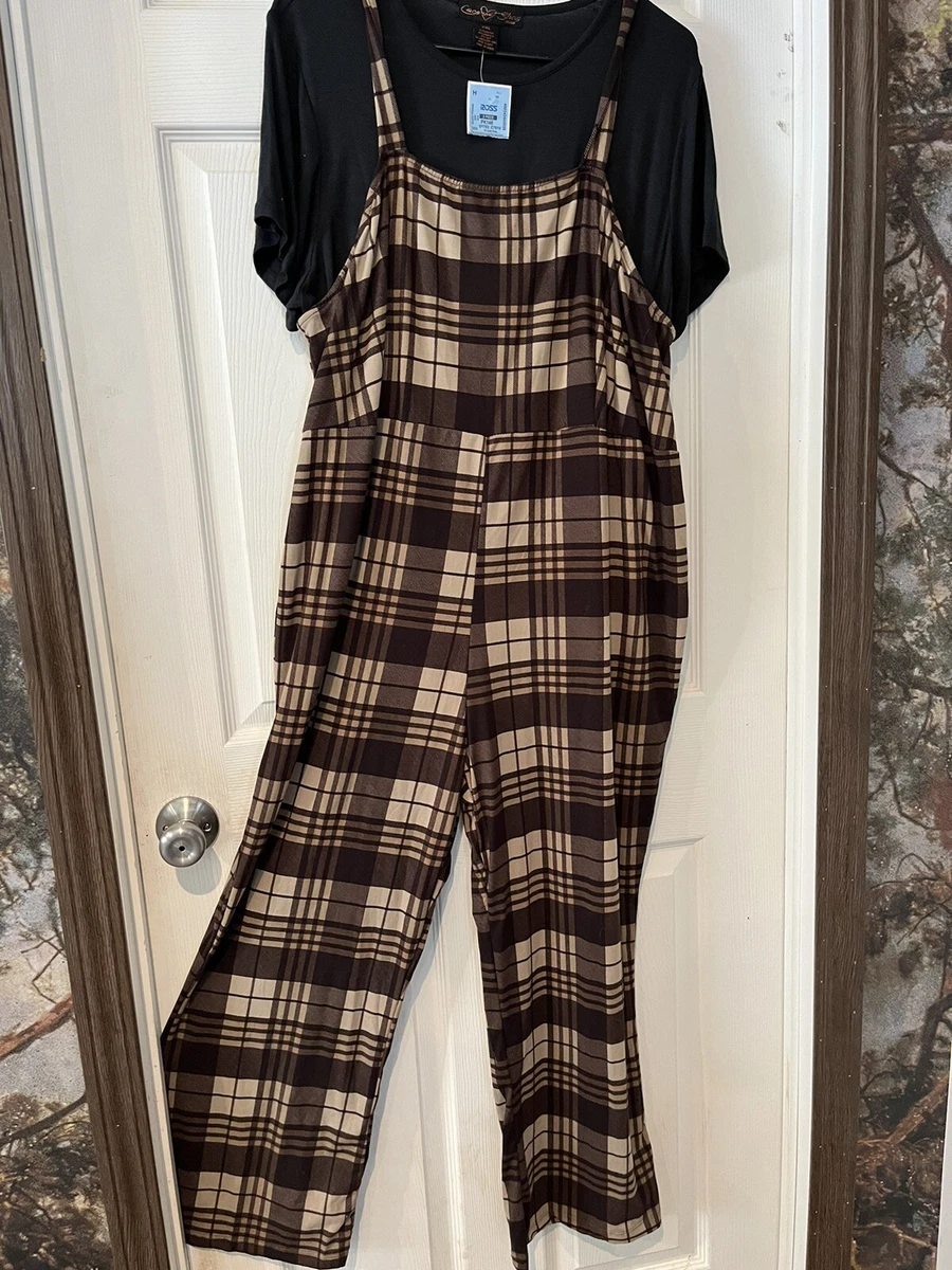 Checkered pantsuit best sale