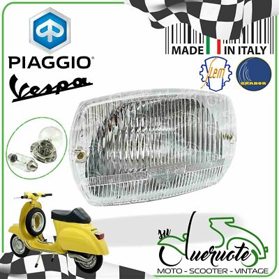 Faro Anteriore Completo SIEM 7186-7164 Per Vespa Special 50 - Cristallo Originale - Foto 5
