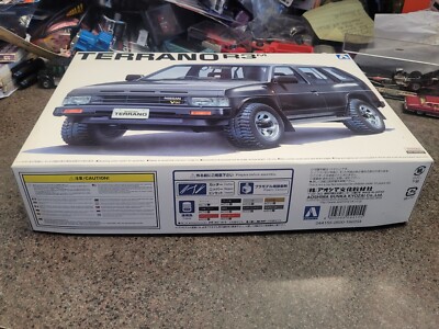 RARE 1:24 AOSHIMA NISSAN TERRANO R3M '91 (BLACK) #44155 Sealed