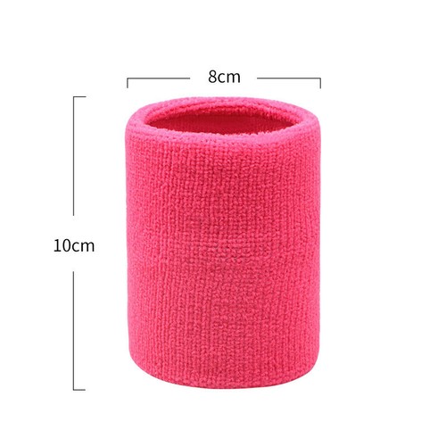Wrist sweatbands Pack of 2 Sports Wristbands Unisex Wrist Sweat Band Gym Running - Picture 20 of 37