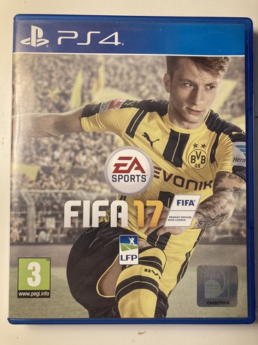 Jeu FIFA 17 PlayStation 4/PS4 - Complet Mais Non Testé, état Correct