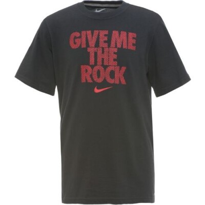 the rock nike shirt