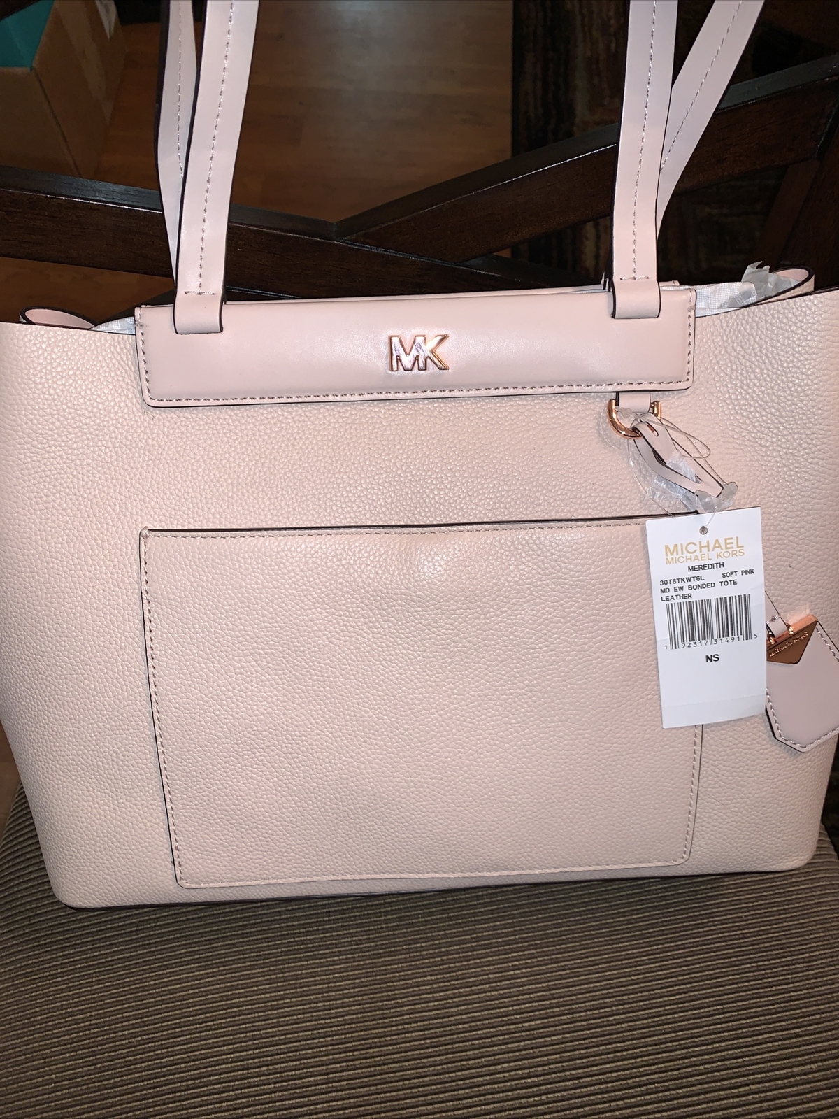 meredith medium pebbled leather tote