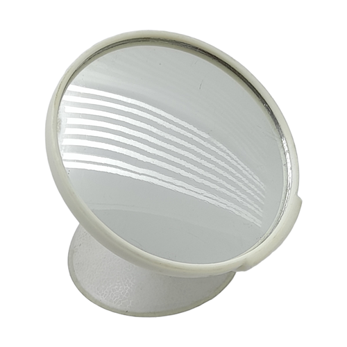 Accesorios Coche Universales Pequeño Espejo Redondo Punto Ciego Retrovisor Blanco 2.5" - Imagen 2 de 8