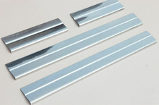 Set Edelstahl Einstiegsleisten Chrom Matt für Nissan Qashqai II Typ J11 ab 2013