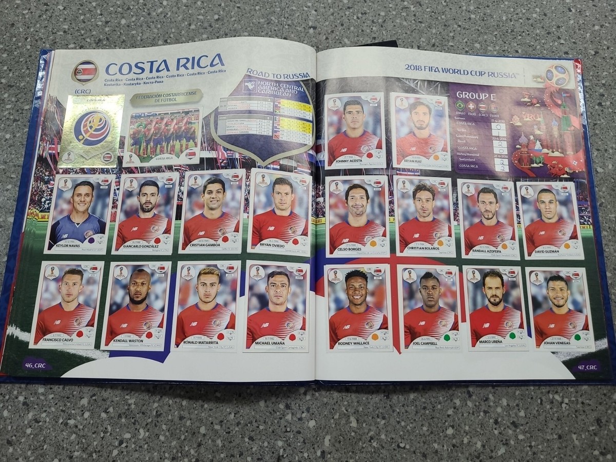Panini FIFA World Cup Russia 2018 HARDCOVER Album Complete with