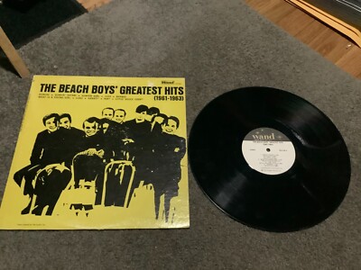 the BEACH BOYS' GREATEST HITS-1961-1963-record LP Instrumental Sufin' Six-WDS68