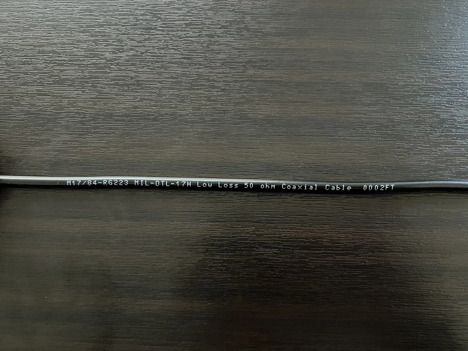 RG223 M17/84 Mil-DTL Bare Cable 200 Feet Low Loss Coaxial Cable High Quality USA - Image 3 of 3