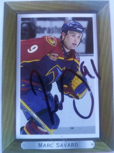 Marc Savard signed hockey card - Picture 1 of 3