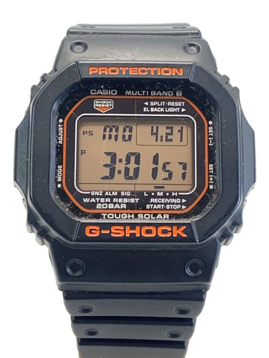 CASIO G-SHOCK GW-M5610R-1JF Black/Orange Resin Tough Solar