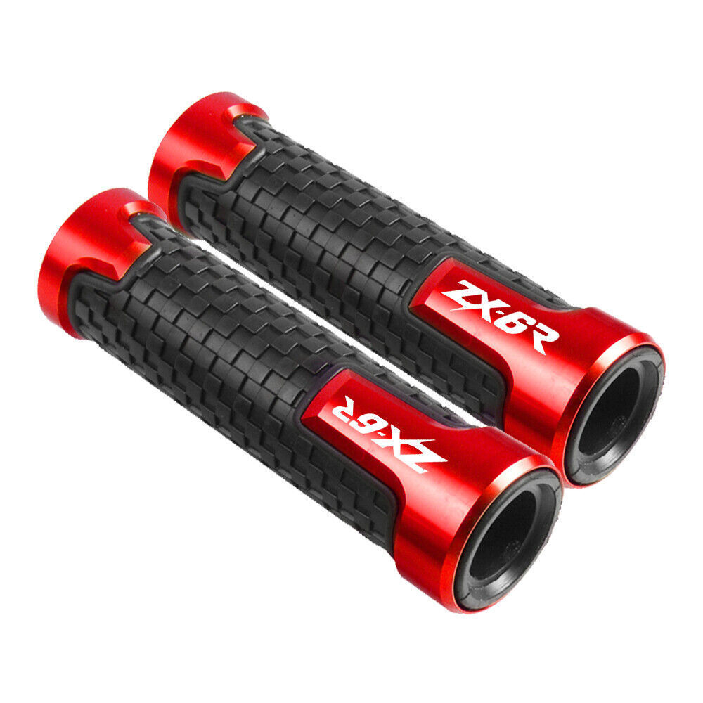 デコレーション Red motorcycle Grips Handle Handlebar For Kawasaki ZX6R ZX-6R 1995