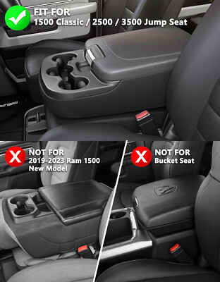 Center Console Cover Compatible With 2019 2020 2021 2022 2023 2024 2025 - View #2