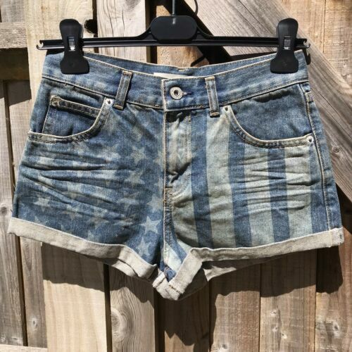 Short En Jean Topshop Taille 8 / W26 - Délavé Bleu, Occasion Très Bon état