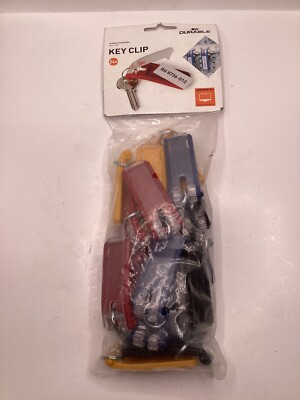 1 Pack of 24 Durable 1949 00 Key Clip Tags Dark Blue Red Yellow Black