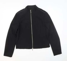 Apart Womens Black Jacket Size 14 Zip
