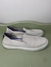 rothys shoes women size 7 white/ivory textile slip ons Sneakers Comfort