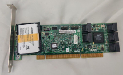 AMCC 3WARE 9550SX-4/8LP SI-Port PCI SATA RAID Controller P/N:700-3188-05C W/BBU
