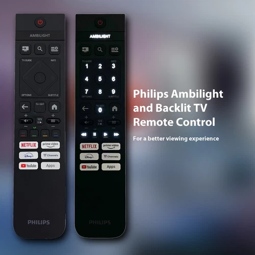 Genuine Philips Ambilight Voice TV Remote Control for 55PUS8009/05 55PUS8009/12 - Picture 2 of 6