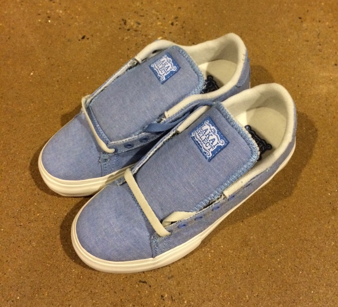 Lakai Howard Select Size 5 Blue Chambray Canvas BMX DC SB Skate