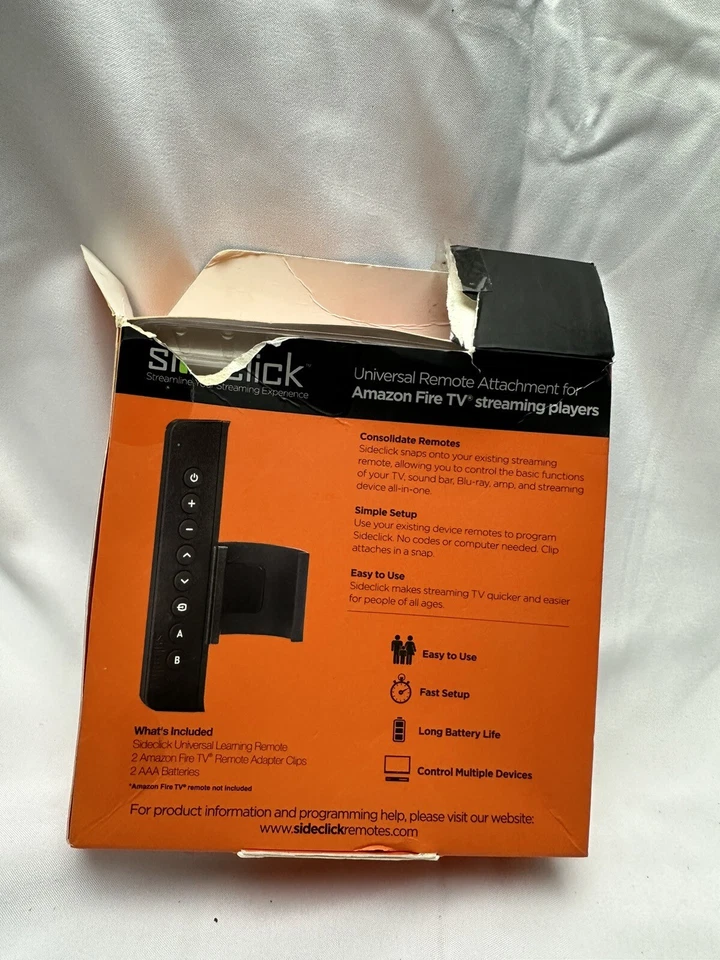 SIDECLICK Remote Control Attachment for AMAZON FIRE TV - Image 3 of 4