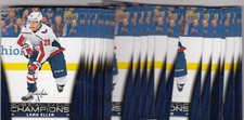 Lot of (25) 2018 Stanley Cup Champions LARS ELLER Blue #/2018 Capitals