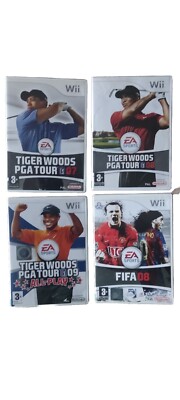 Wii Spiele Sports Bundle (Tiger Woods 07, 08,09, FIFA 08)