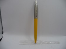 Parker Jotter DARK YELLOW ball pen--chrome cap--new--Made in USA