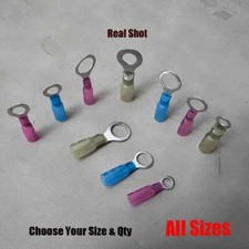 Heat Shrink Ring Terminals Copper Wire Crimp Connectors Assortment Waterproof