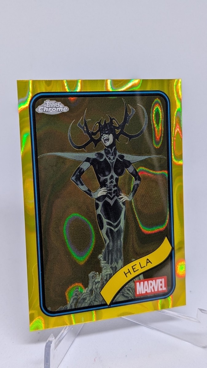 2025 Topps Chrome Marvel Pick From List! Yellow Lava Refractor | eBay
