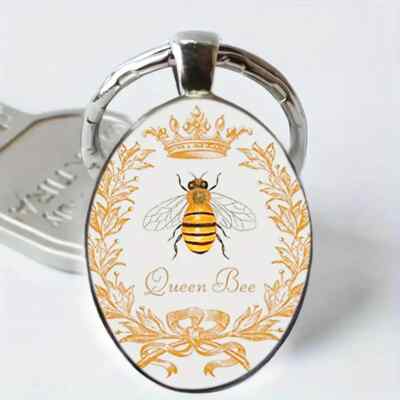 Key Ring Unique Crown Queen Bee