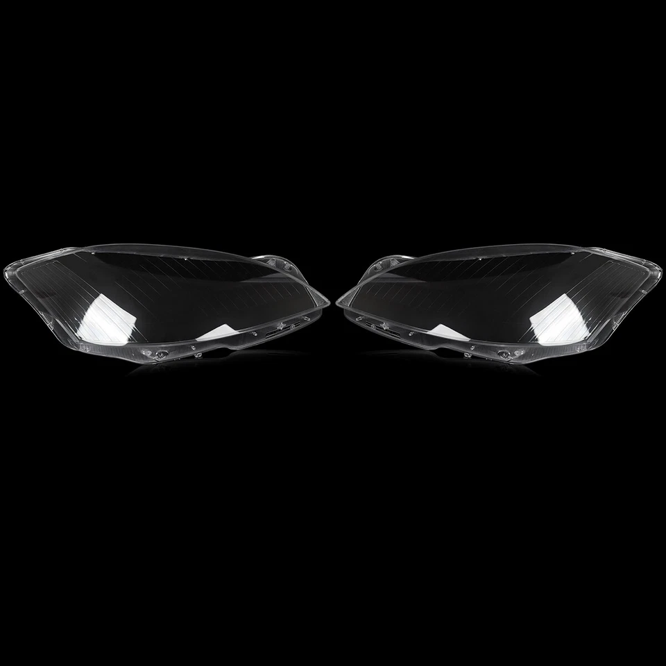 Pair For 2006-2009 Mercedes-Benz W221 S-Class Front Headlight Lens Covers Clear Foto 4 de 4