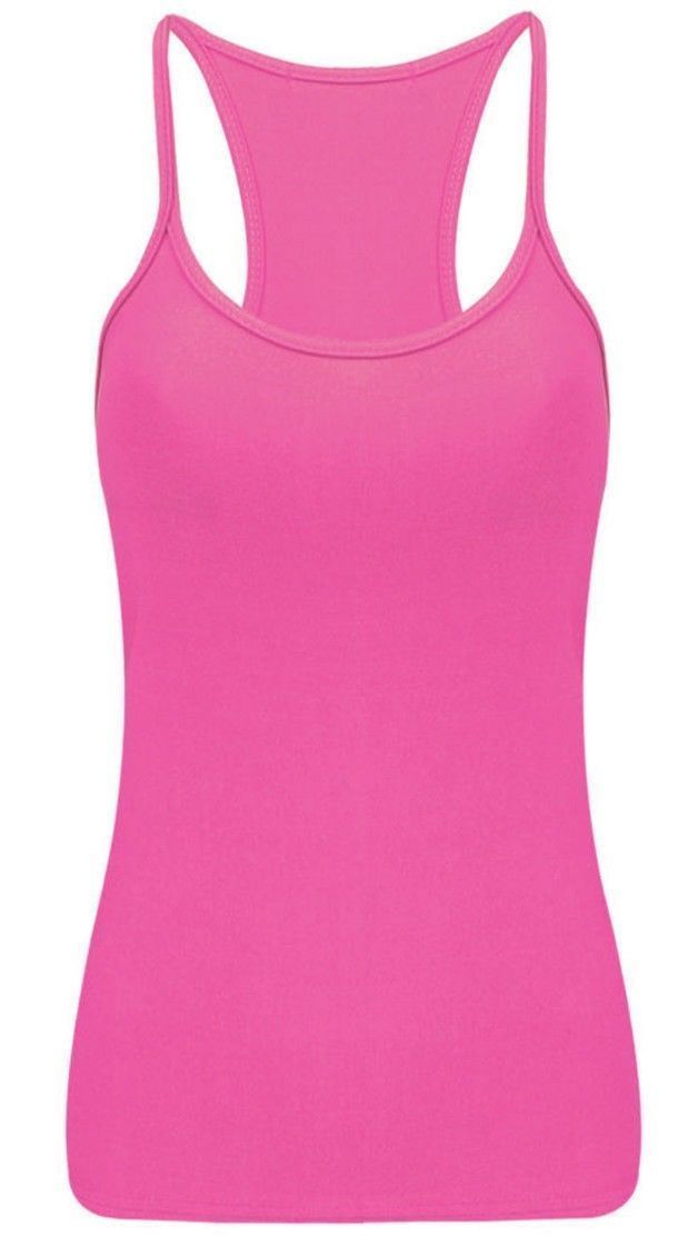 Niño Niña Liso sin Mangas Camiseta Verano Navaja Espalda Top Edades 5-12 Años