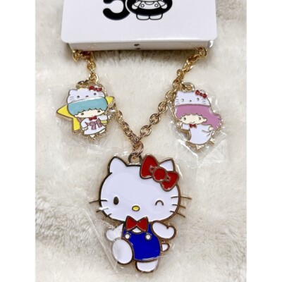 Hello Kitty 50th anniversary bag charm key ring Sanrio Shimamura