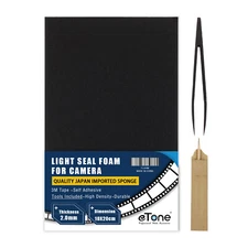 100x200mm Self Adhesive Camera Film Back Repair Light Seal Foam Sponge Sheet Kit