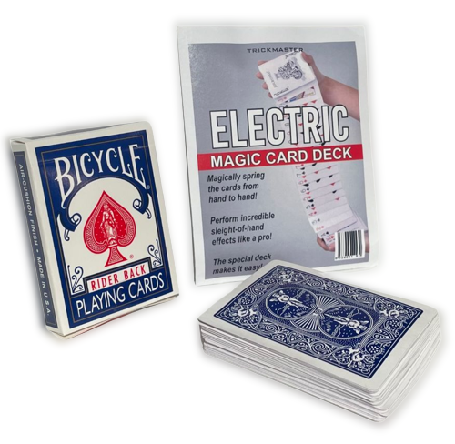 Deluxe BICYCLE ELECTRIC DECK Playing Cards Magic Trick Magician